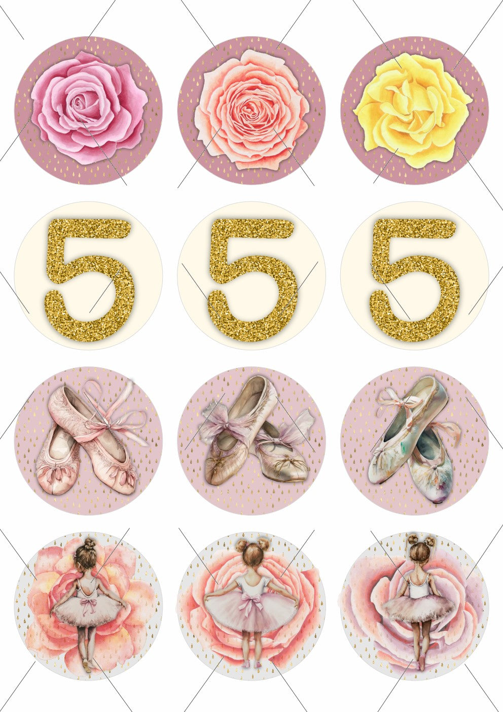 PRINT-IT-YOURSELF KIT:  Birthday Party - Ballet