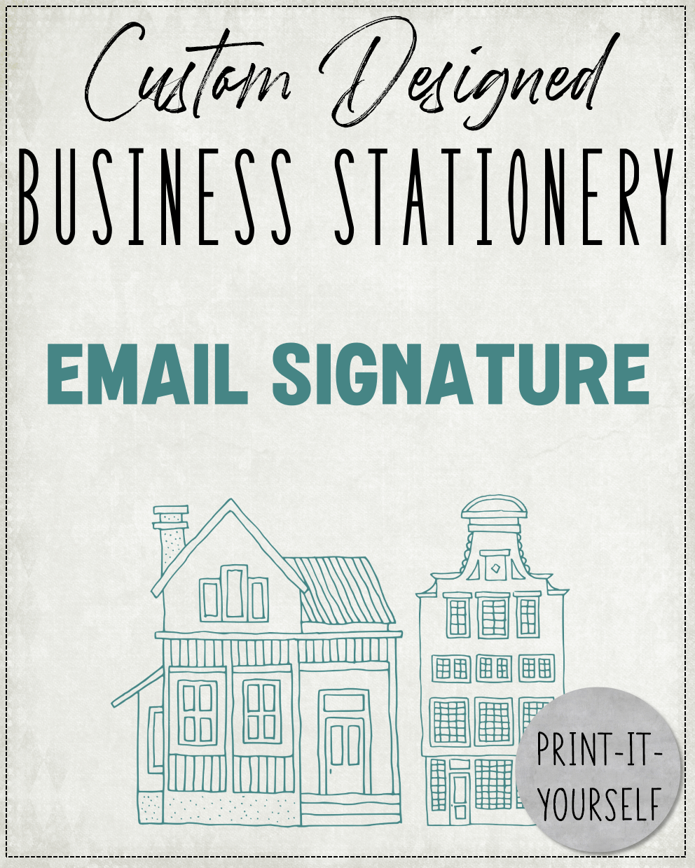 CUSTOM DESIGNED:  Business Stationery - Email Signature