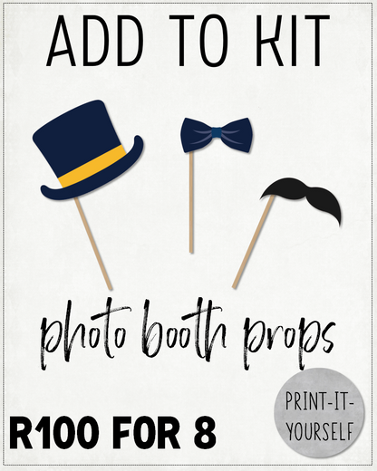ADD TO KIT:  Photo Booth Props