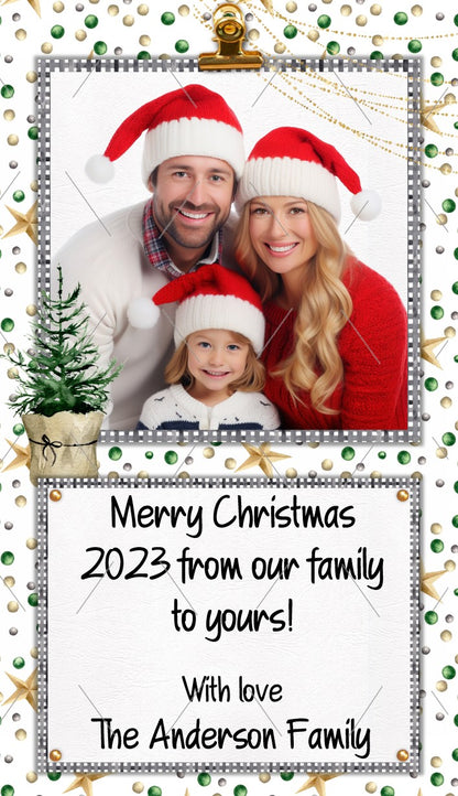 DIGITAL CARD:  Christmas Wishes 2023 - Farmhouse (Afrikaans / English)