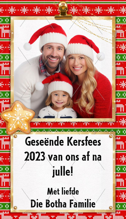 DIGITAL CARD:  Christmas Wishes 2023 - Christmas Sweater (Afrikaans / English)