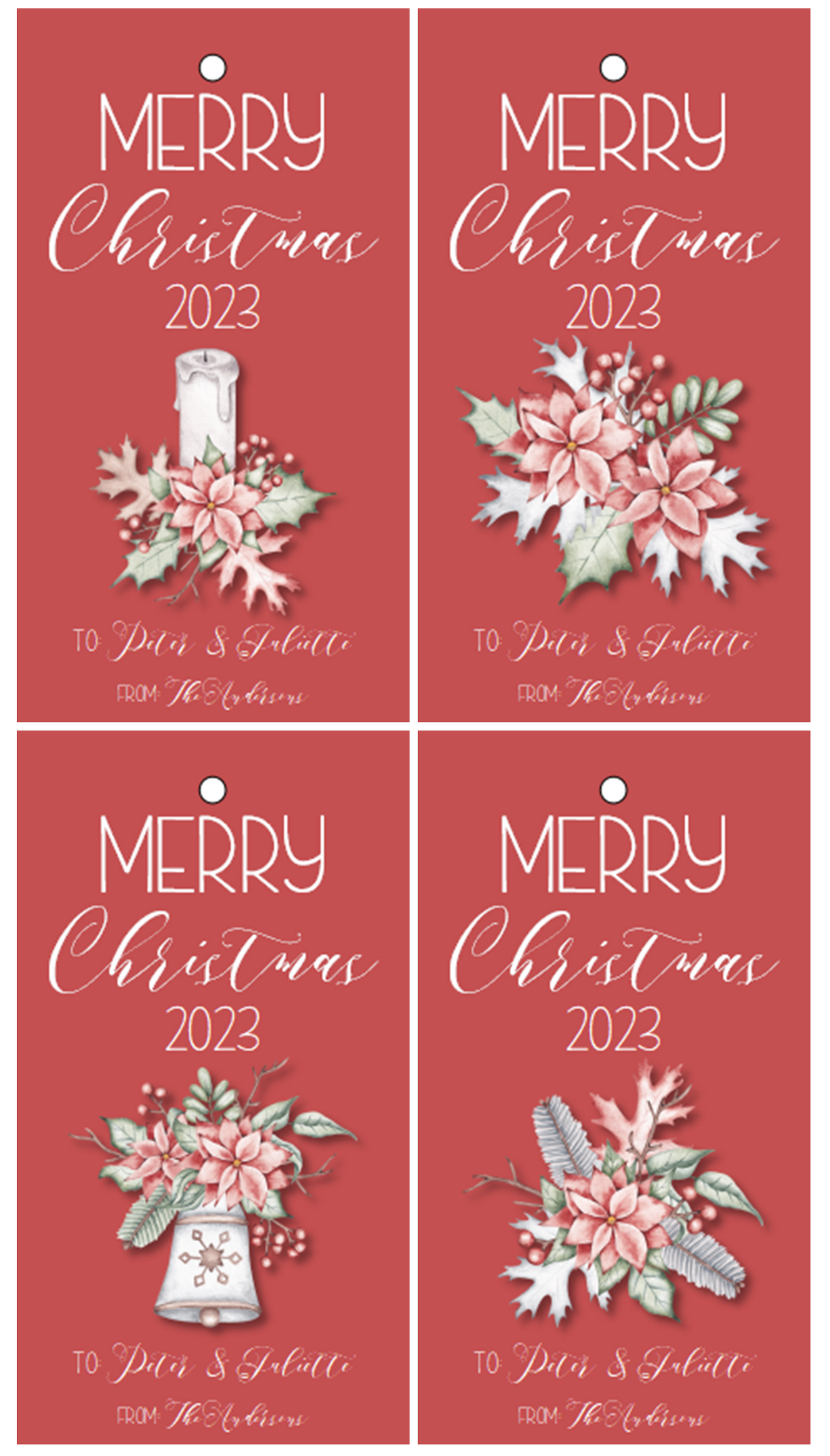 PRINT-IT-YOURSELF KIT: Christmas Party - Flowery