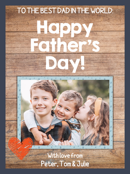 DIGITAL CARD:  Father's Day Wishes (English)