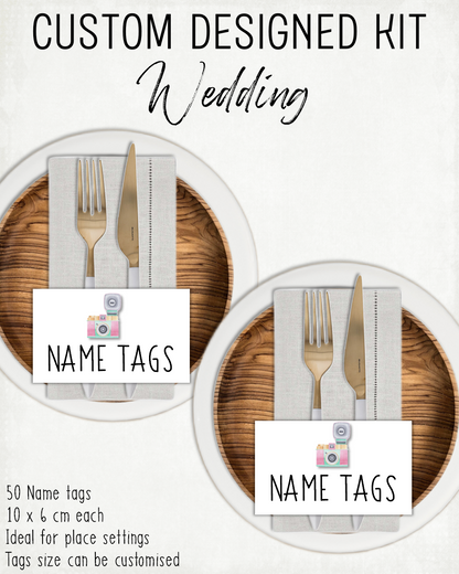 PRINT-IT-YOURSELF KIT:  Wedding - Custom Design (choose your own theme)