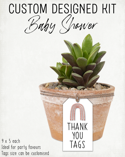 PRINT-IT-YOURSELF KIT:  Baby Shower - Custom Design (choose your own theme)